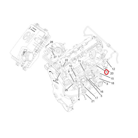 HADICA OLEJ DA EGR A TERMOST