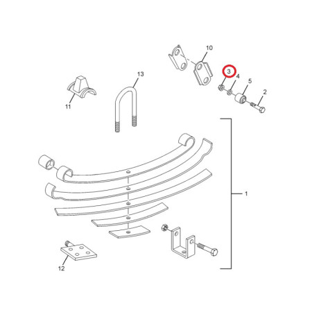 SKRUTKA  PRE ZADNE LISTOVÉ PERO (PUZDRO)