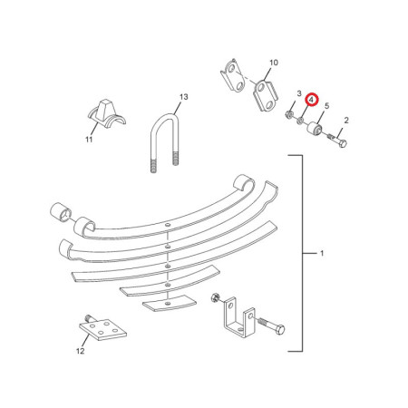 SKRUTKA  PRE ZADNE LISTOVÉ PERO (PUZDRO)