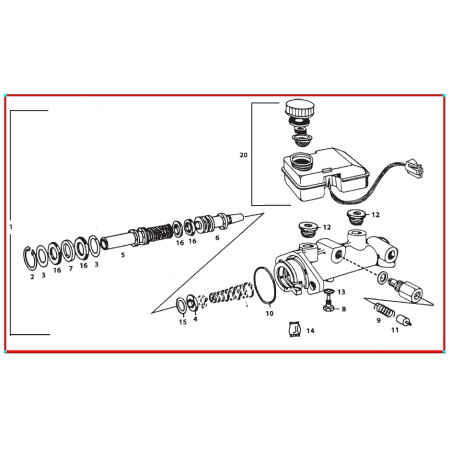 HAUPTBREMSCYLINDER  (M 7001102)