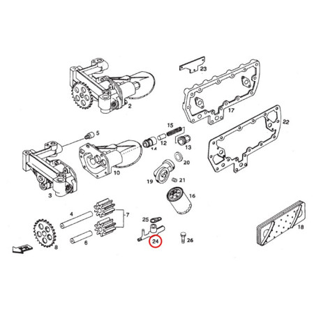 ASSY PISTON COOLING NOZZLE