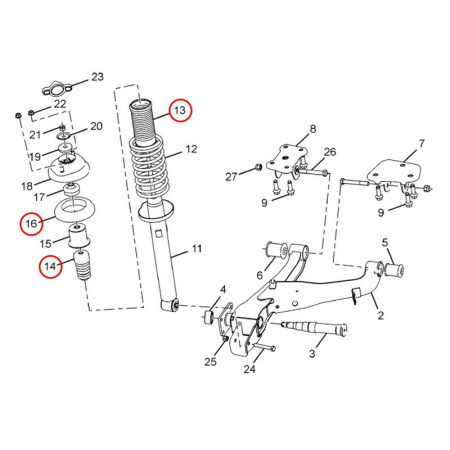 BUMP-SHOCK ABSORBER SET