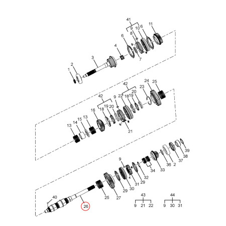 PREVODOVKA HRIADEL 4X4
