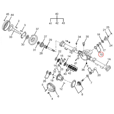 DIF. ZADNÝ - LOŽISKO - 550213/550163