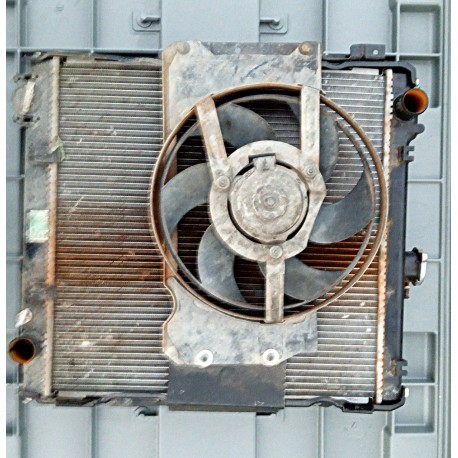 RADIATOR WITH FAN used