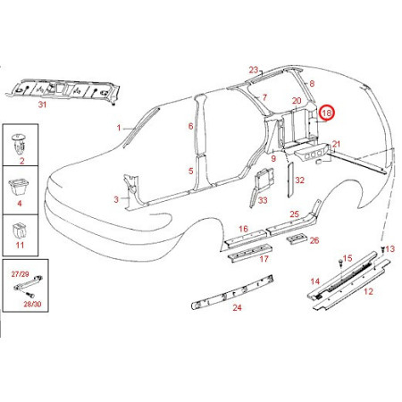 LÁMPA BORÍTÁS - HÁTSÓ BELSŐ used