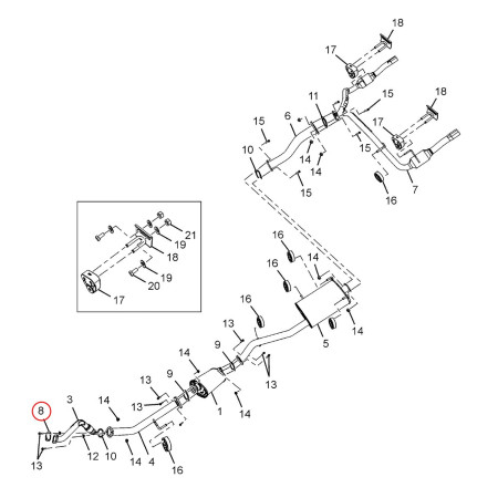 DICHTUNG (CC TO FRONT PIPE)