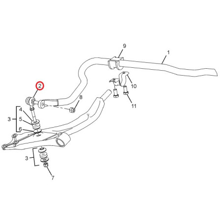 TYČKA ŠTABILIZÁTORA #270232800106