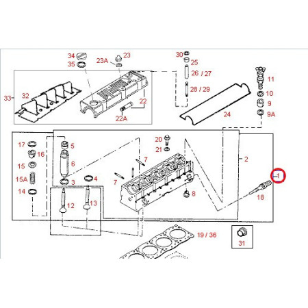 CYLINDER HEAD WITH VALVES