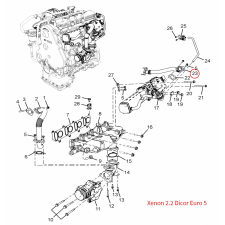 ASSY. INLET EGR PIPE (IAI)