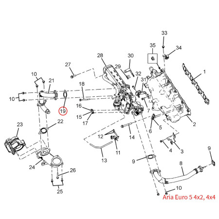 DICHTUNG (EGR OUTLET PIPE TO EGR COOLER)