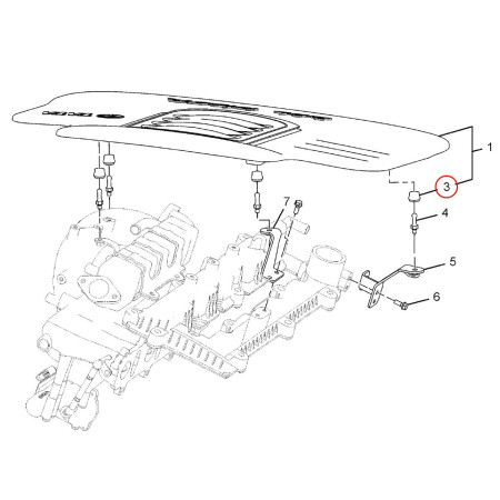 RUBBER GROMMET (ENGINE COVER MOUNTING)