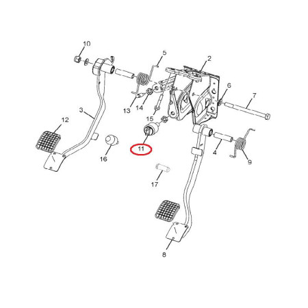 SPÍNAČ BRZD. SVETIEL