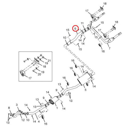 PROSTREDNÉ POTRUBIE - ZADNÉ