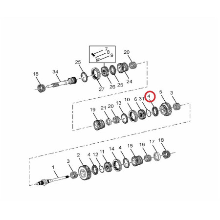 SYNCHRONRING (1/REV.GEAR)