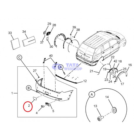 COVER REAR BUMPER