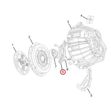 VÝTLAČNÁ VIDLICA SPOJKY
