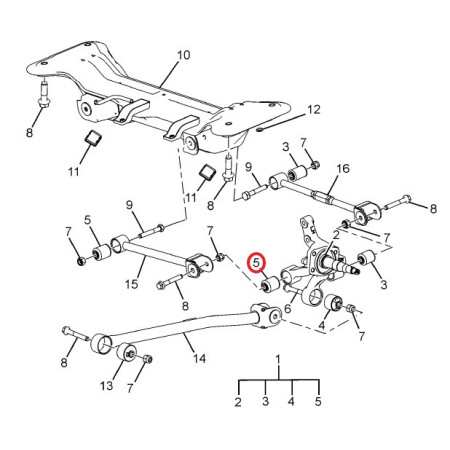 SILENTBLOK Z. PRIEČNÉHO RAMENA