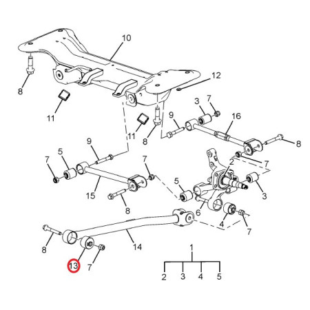 SILENTBLOK Z.POZDLŽNÉHO RAMENA PREDNY