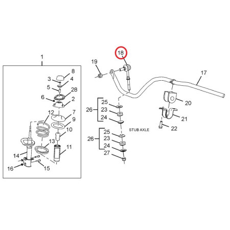 TYČKA ZADNÉHO ŠTABILIZÁTORA #277932900103