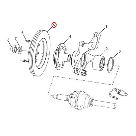 BRZDOVÝ KOTÚČ DM 228mm