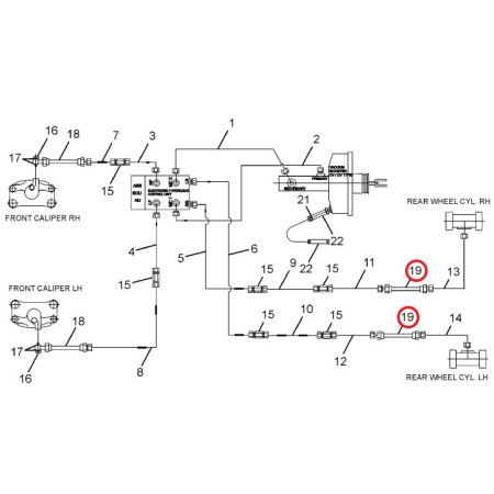 BRZDOVÁ HADICA ZADNÁ .