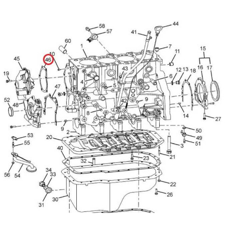 TESNENIE VODNÉ ČERPADLO