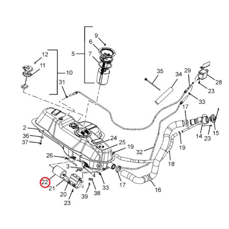 PALIVOVÝ FILTER MPFI