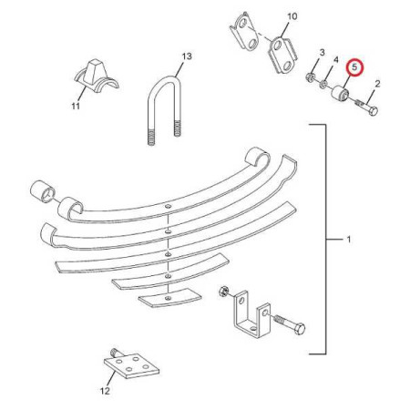 SILENTBLOK ZADNÉ PERO