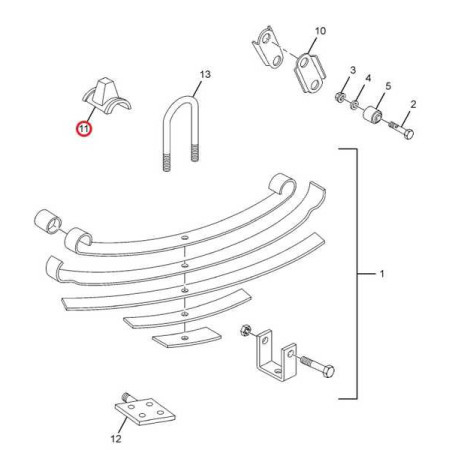 DORAZ ZADNÉ PERO 265432500101