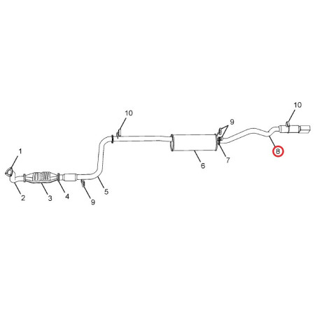 TLMIČ - VÝFUK KONCOVÝ