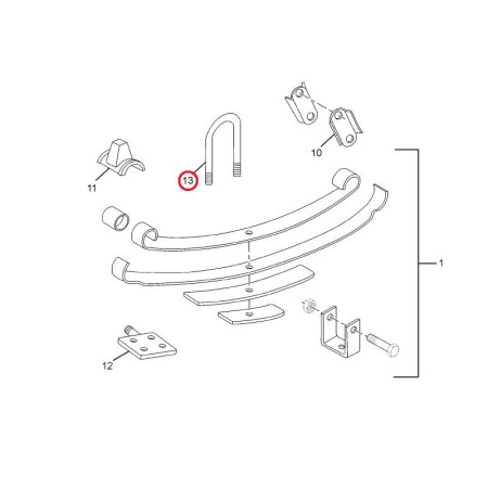 CUP PANT - PRÍCHYTKA PERA "U"