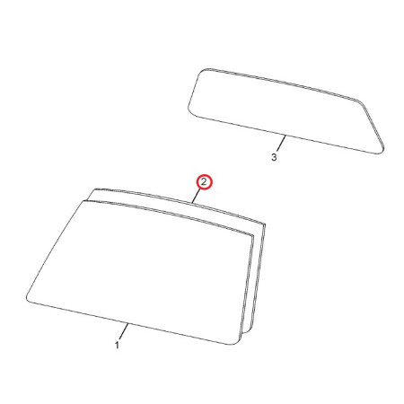 ČELNÉ SKLO - LIŠTA