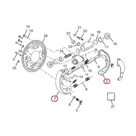 BRZD. ČELUŠŤ ZADN. SADA