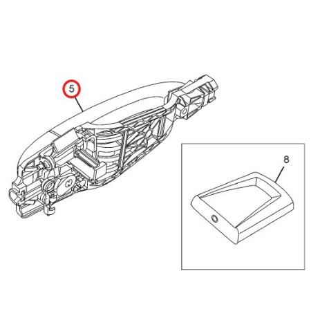 Ľ KĽUČKA PREDNÁ - LEN VO FARBE