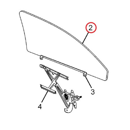 Ľ BOČNÉ SKLO PREDNÉ - DC & SC